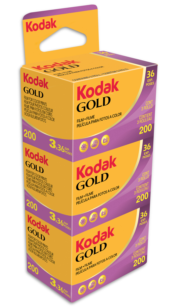 Kodak Gold 200 135/36 3er Packung