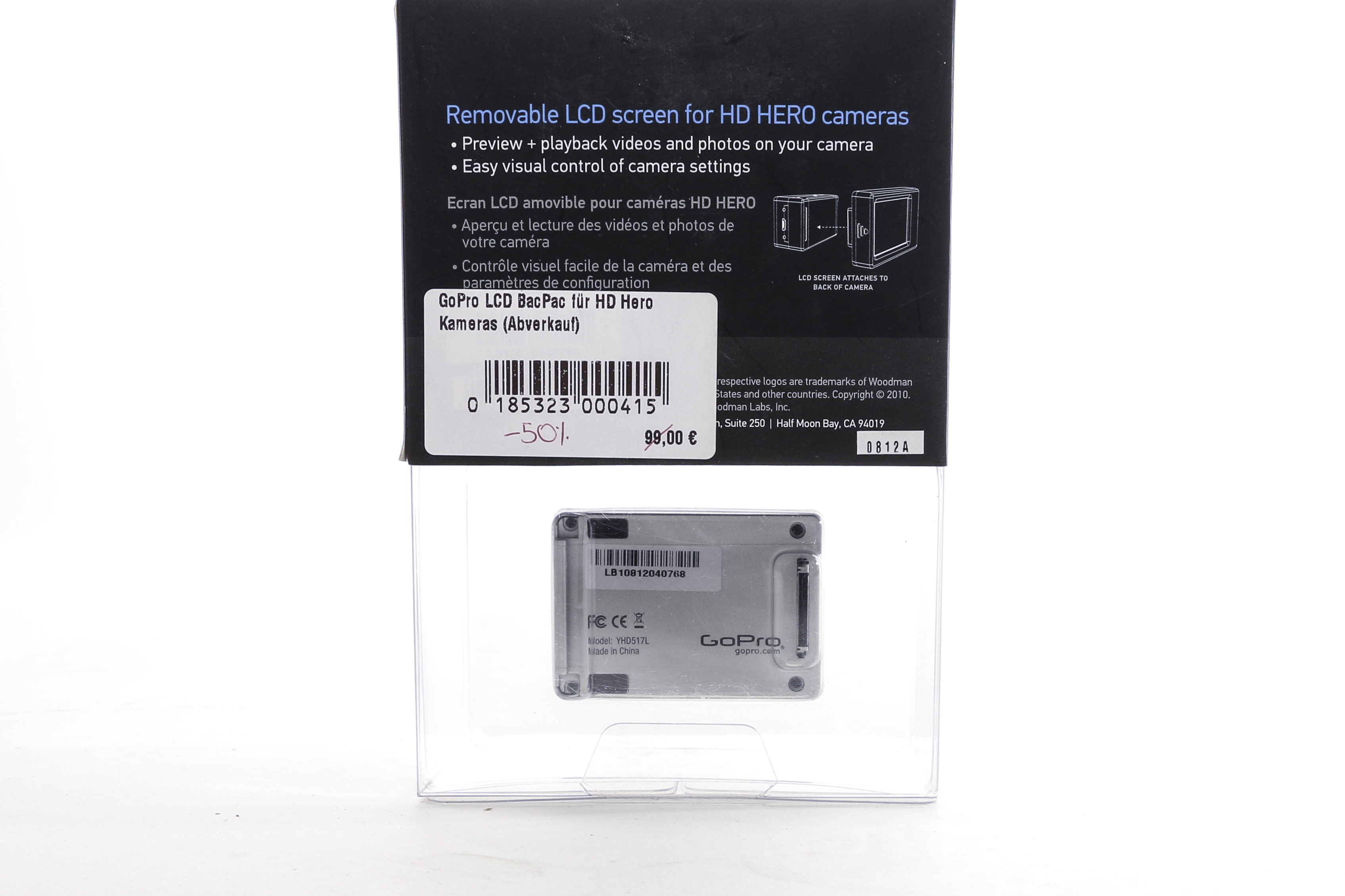 GoPro LCD BacPac für HD Hero Kameras (Abverkauf) Bild 03