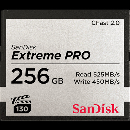 SanDisk 256GB Cfast 2.0 Extreme Pro