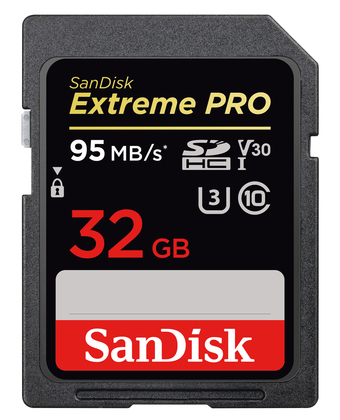 SanDisk 32GB SDHC UHS-I 95MB/s