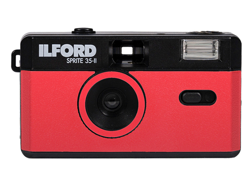 Ilford Sprite 35-II Kamera rot&schwarz