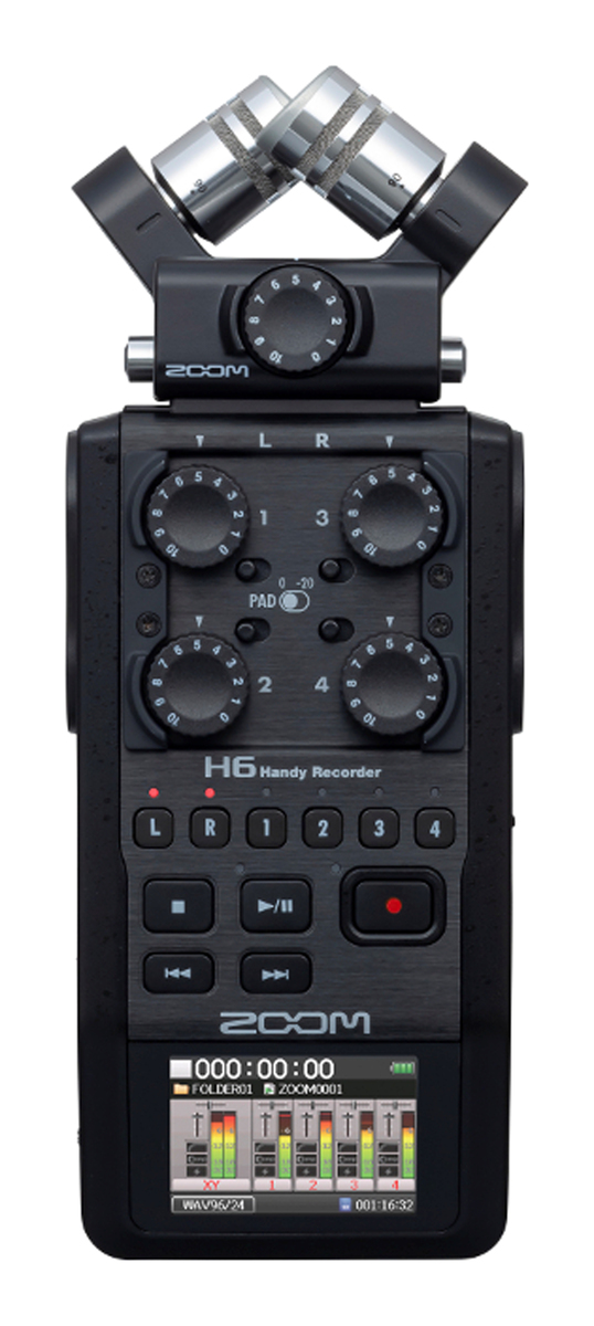 Zoom H6 portabler Audiorecorder
