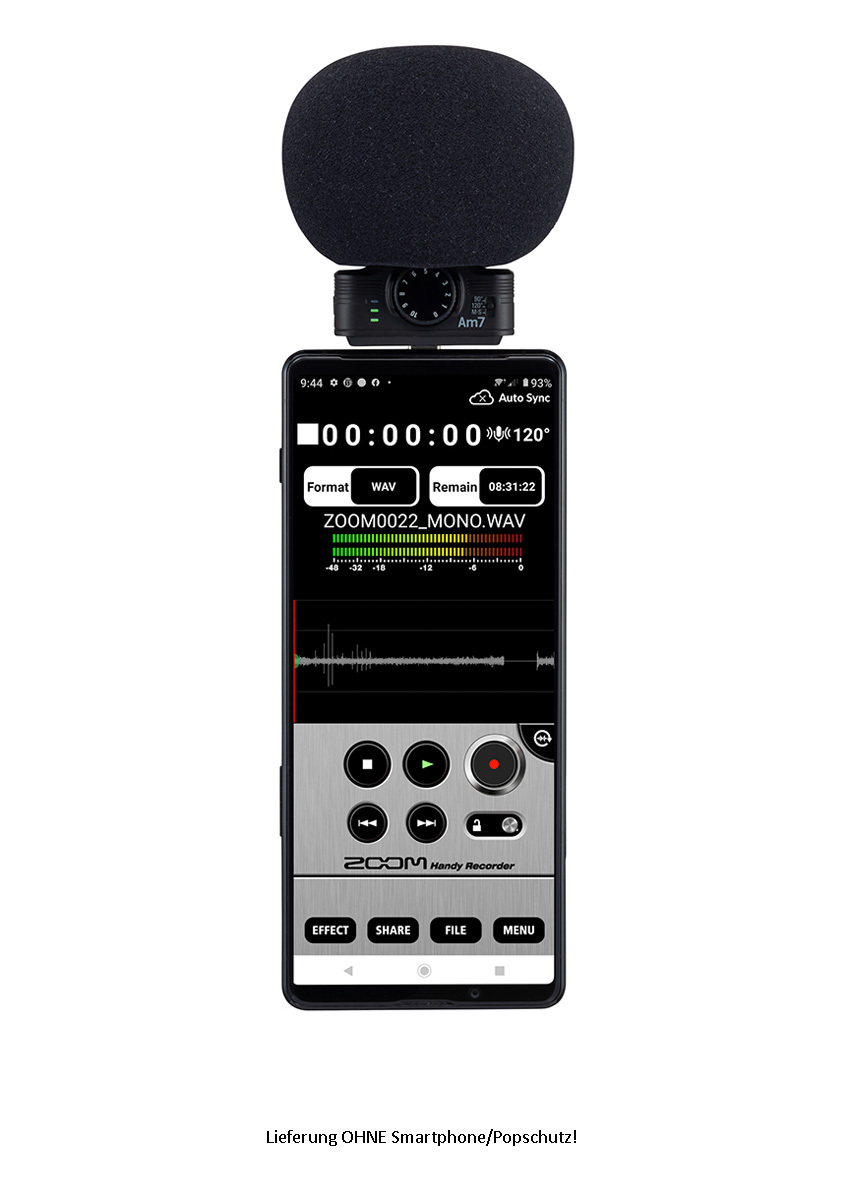 Zoom Am7 MS Stereo Mikrofon USB-C Android Bild 07