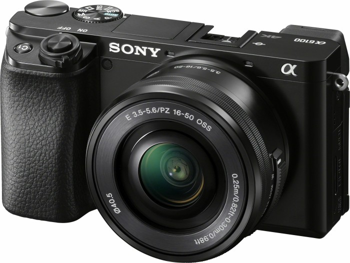 Sony Alpha 6100 mit 16-50mm f3.5-5.6 OSS schwarz Bild 02