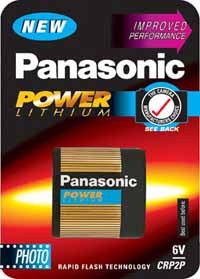 Panasonic CR-P2 Lithium Batterie Bild 02