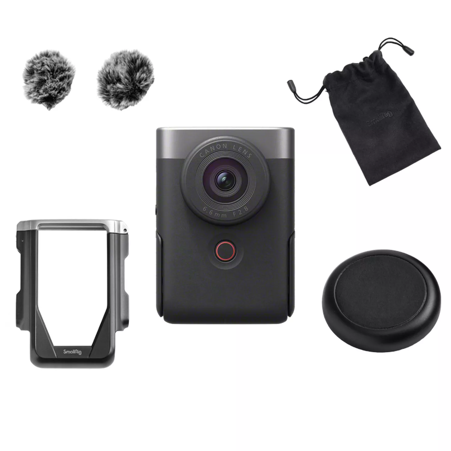 Canon PowerShot V10 Advanced Vlogging-Kit silber